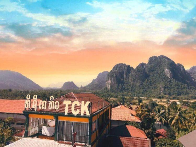 Vang Vieng Ruby Backpackers Hostel Esterno foto