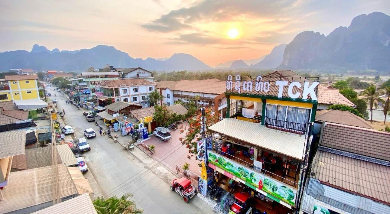 Vang Vieng Ruby Backpackers Hostel Esterno foto