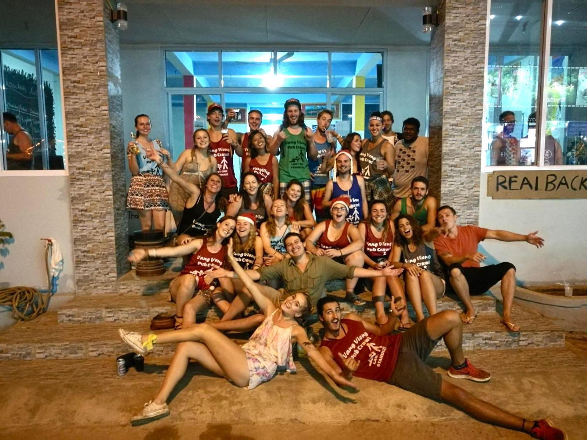 Vang Vieng Ruby Backpackers Hostel Esterno foto